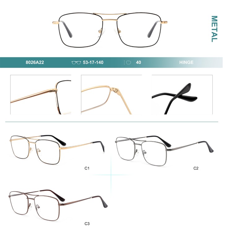 Оправа для очков металлическая Big City 8026A22