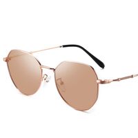 Очки металлические фотохромные с защитой от синего света 9639-GT