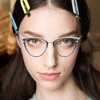 TR90 plastic frame or glasses with blue light protection, with spring hinges FA87080