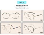 Оправа для очков металлическая женская с флексом 210560 (товар в наличии)