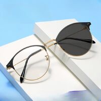 Photochromic metal glasses with protection Blue Cut KY1920
