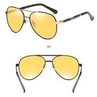 Очки металлические фотохромные с защитой от синего света 2813-GT