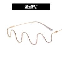 Metal glasses with blue light protection for women 2056-PN