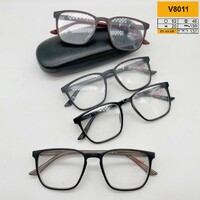 Ready-made plastic frame glasses Vizzini V8011, lens white, diopters from -4.00 to +4.00 (stap 0.25 +and-)