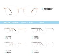 Titanium frames rimless TM1008P