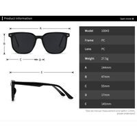 Plastic round polarized sunglasses Elit 10043-EL