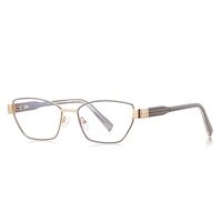 Оправа женская металлическая + пластик TR90, линзы-блюблокеры с защитой от ультрафиолета и синего света More FCS3162