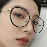 Оправа металлическая ультратонкая женская с флексом и стразами Wilibolo K6801