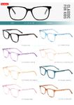 Acetate plastic frames for kids with spring hinges Big City 2101