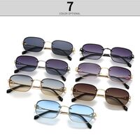 Metal retro square sunglasses Elit 2A612-EL