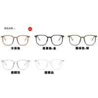 Plastic TR90 glasses with blue light protection for women 01250-PN