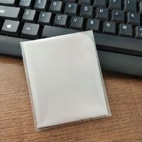 Microfiber/suede cloth for cleaning glasses lenses, individually packaged, size 17.5*14.5 cm