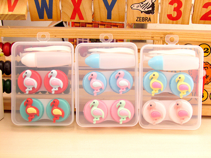 Mini set with contact lens cases XF-35niao, 2pcs