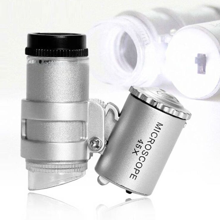 Portable microscope 10081-4, magnification: 45X