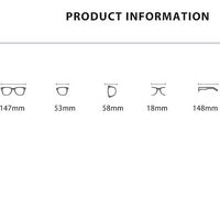 Очки пластиковые TR90 с защитой от синего света Blue Block FENQI F30133