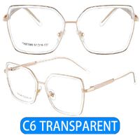 Combined frame (metal + TR90) or glasses with blue light protection, with spring hinges FA87089 
