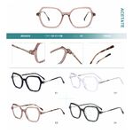 Combined frames for glasses, acetate + metal  Big City JB28606