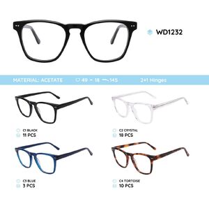 Plastic frames for glasses acetate material WD1232