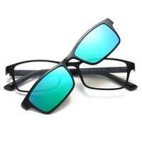 TR90 plastic frame + polarized sun protection magnet clip-on El Dorado EL2250