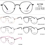 Metal eyeglass frame, material steel Allmilmo AL7100