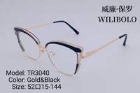 Оправа металл + TR90 ультратонкая женская с флексом Wilibolo TR3040