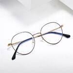 Metal glasses with blue light and UV protection 9674-2-GT