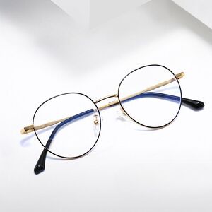 Metal glasses with blue light and UV protection 9674-2-GT