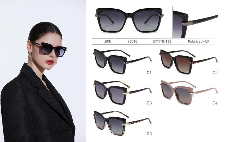 Polarized plastic sunglasses Leke LK26016