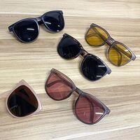 Plastic folding sunglasses KY315-2太阳镜