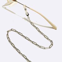 Silver-colored metal non-slip chain, for glasses and masks GL1640