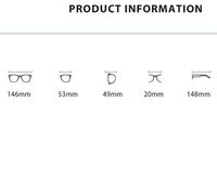 Plastic TR90 Blue Block glasses with blue light protection FENQI F2167