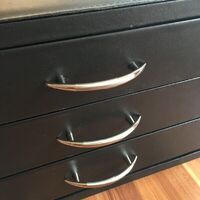 Desktop office box - display case for frames and glasses, flannel lining, for 24 slots JS-C207