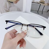 Оправа полуободковая гибридная, металл + TR90, линзы с Blue Block покрытием SANTA 1591