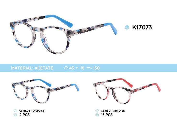 Acetate plastic frames for kids K17073