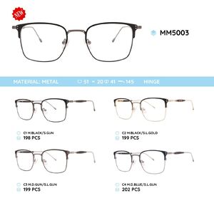 Metal men's frame for glasses MM5003