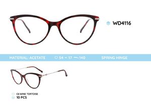 Plastic frames for glasses acetate material WD4116