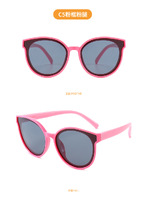 Детские силиконовые солнцезащитные поляризационные очки с защитой UV400 T22017