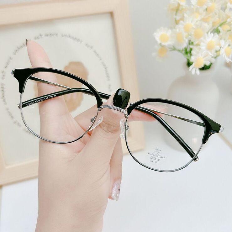 Combined frame (metal + TR90) with Blue Ray Cut protection lenses MAMO M2660