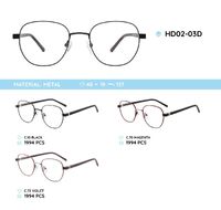 Metal frame with TR-90 temples HD02-03D