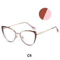 Combined frame (metal + TR90) or glasses with blue light protection, with spring hinges FA87241