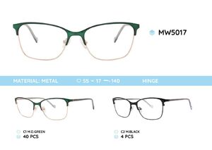 Metal women's frame for glasses MW5017