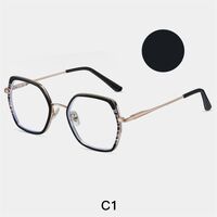 Combined frame (metal + TR90) or glasses with blue light protection, with spring hinges FA87254