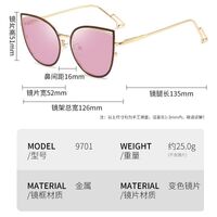 Photochromic glasses with blue light and UV protection 9701-GT