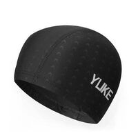 Textile waterproof swimming cap for kids 儿童花色布帽-YU