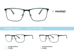 Metal women's frames for glasses MW4063