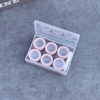 Mini soft contact lens kit with 3 containers J1-6多副磨砂套装