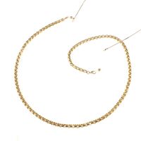 Gold-colored metal non-slip chain, thick aluminum, for glasses and masks GL798