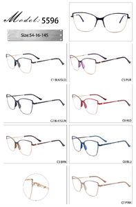 Оправа металлическая с мягким носоупором и флексом 5596-DA