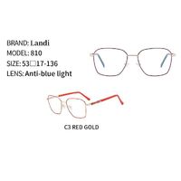 Очки защитные металлические с антибликовым покрытием Landi LD810