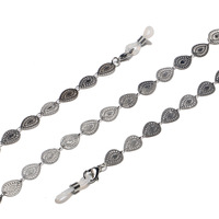 Цепочка для очков из нержавеющей стали с бабочками GS051